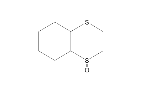 trans-HEXAHYDRO-1,4-BENZODITHIAN, 1beta-OXIDE