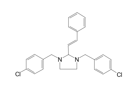 1,3-bis(4-chlorobenzyl)-2-[(E)-2-phenylethenyl]imidazolidine