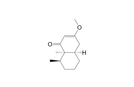 1(4H)-Naphthalenone, 4a,5,6,7,8,8a-hexahydro-3-methoxy-8,8a-dimethyl-, (4a.alpha.,8.beta.,8a.alpha.)-(.+-.)-