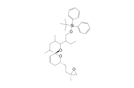 (1''S,2R,3'S,6R,8S,9S,11R)-8-[1''-([(TERT.-BUTYLDIPHENYLSILYL)-OXY]-METHYL)-PROPYL]-9,11-DIMETHYL-2-(3',4'-EPOXY-3'-METHYL-1'-BUTYL)-1,7-DIOXASPIRO-[5.5]-UNDEC-4