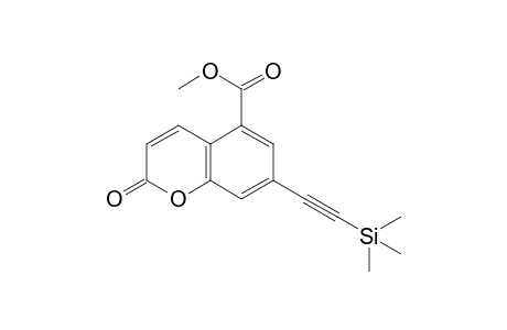Methyl 7-((trimethylsilyl)ethynyl)-coumarin-5-carboxylate