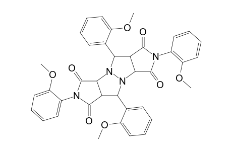 2,3,6,7-Tetrahydro-3,7,N,N'-tetrakis(2-methoxyphenyl)-1H,5H-pyrazolo[1,2-a]pyrazole-1,2:5,6-tetracarboxylic diimide