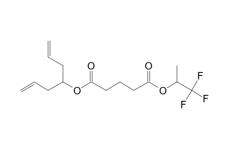 Glutaric acid, hepta-1,6-dien-4-yl 1,1,1-trifluoroprop-2-yl ester