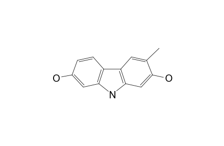 3-Methyl-9H-carbazole-2,7-diol