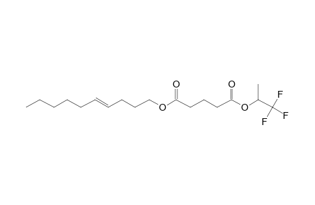 Glutaric acid, 1,1,1-trifluoroprop-2-yl dec-4-enyl ester