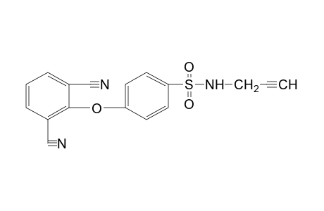 p-(2,6-dicyanophenoxy)-N-(2-propynyl)benzenesulfonamide