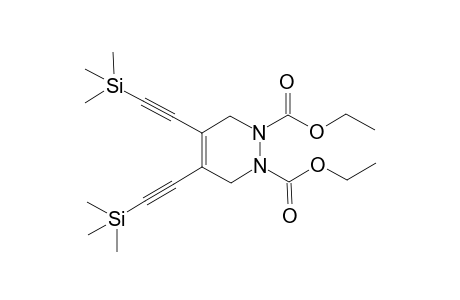 Diethyl 4,5-bis[(trimethylsilyl)ethynyl]-1,2,3,6-tetrahydropyridazine-1,2-dicarboxylate