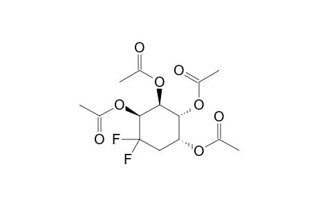 (1R*,2R*,3S*,4S*)-5,5-Difluoro-2,3,4-tri(acetyloxy)cyclohex-1-yl Acetate