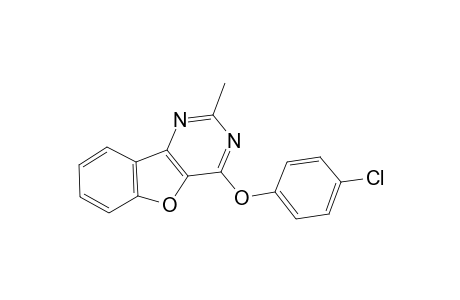 4-(4-Chlorophenoxy)-2-methyl[1]benzofuro[3,2-d]pyrimidine