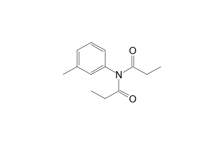 N-(3-methylphenyl)-N-propanoylpropanamide