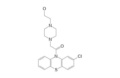 2-chloro-10-{[4-(2-hydroxyethyl)-1-piperazinyl]acetyl}phenothiazine