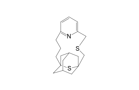 2.5-Dithia-[3.3]adamantano-2,6-pyridinophane