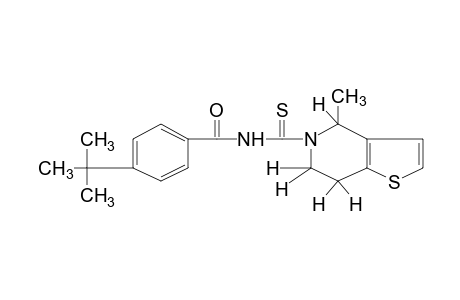 N-(p-tert-butylbenzoyl)-4-methyl-4,5,6,7-tetrahydrothiothieno[3,2-c]pyridine-5-carboxamide