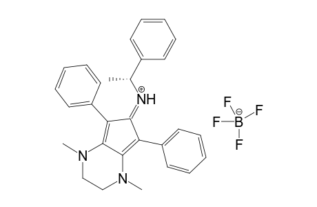 (R)-N-(1,4-Dimethyl-5,7-diphenyl-1,2,3,4-tetrahydro-6H-cyclopenta[b]pyrazin-6-ylidene)-1-phenylethan-1-aminium tetrafluoroborate