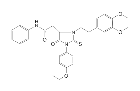 1H-Imidazole-4-acetamide, 3-[2-(3,4-dimethoxyphenyl)ethyl]-1-(4-ethoxyphenyl)tetrahydro-5-oxo-N-phenyl-2-thioxo-