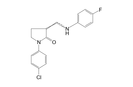 1-(p-CHLOROPHENYL)-3-[(p-FLUOROANILINO)METHYLENE]-2-PYRROLIDINONE