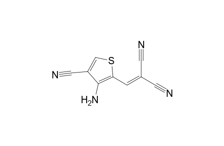 3-Amino-4-cyano-2-(2,2-dicyanovinyl)thiophene