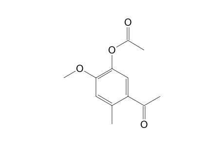 5-Acetyl-2-methoxy-4-methylphenyl acetate