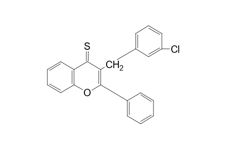 3-(3-CHLOROBENZYL)-4-THIOFLAVONE