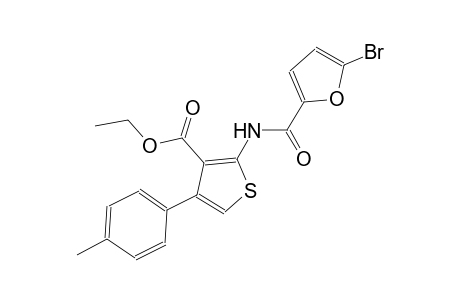 ethyl 2-[(5-bromo-2-furoyl)amino]-4-(4-methylphenyl)-3-thiophenecarboxylate