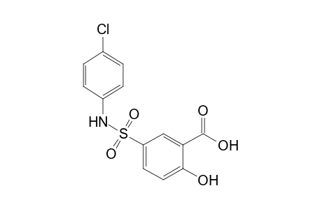 5-[(p-chlorophenyl)sulfamoyl]salicylic acid
