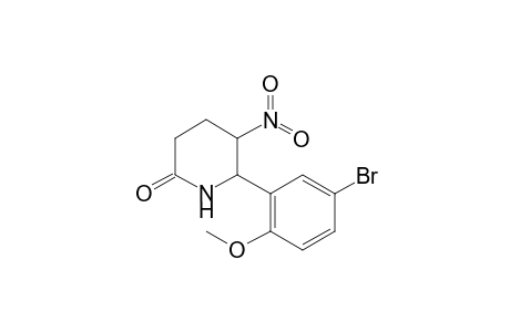 6-(5-Bromo-2-methoxyphenyl)-5-nitro-2-piperidinone