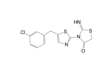 3-[5-(3-chlorobenzyl)-1,3-thiazol-2-yl]-2-imino-1,3-thiazolidin-4-one