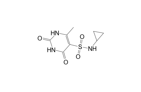 6-Methyl-2,4-dioxo-1,2,3,4-tetrahydro-pyrimidine-5-sulfonic acid cyclopropylamide