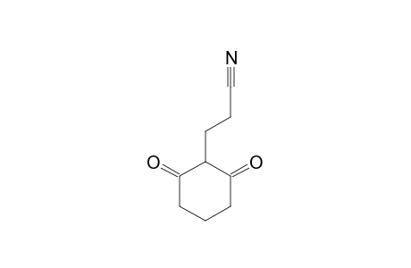 2,6-dioxocyclohexanepropionitrile