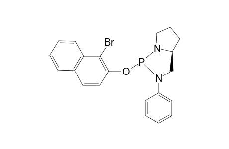 (2S,5R)-2-(1-BROMO-2-NAPHTHOXY)-3-PHENYL-1,3-DIAZA-2-PHOSPHABICYCLO-[3.3.0(1,5)]-OCTANE