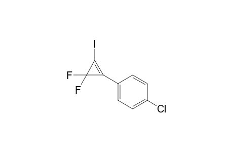 3,3-DIFLUORO-1-IODO-2-(4-CHLOROPHENYL)-CYCLOPROPENE