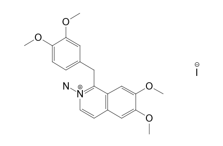 2-amino-6,7-dimethoxy-1-veratrylisoquinolinium iodide