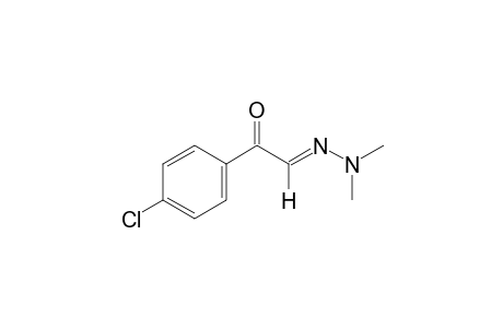 1-(p-chlorophenyl)glyoxal, 2-dimethyl hydrazone