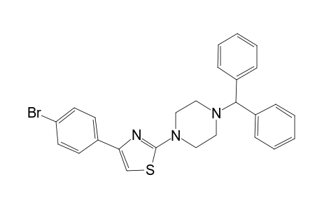 1-benzhydryl-4-[4-(4-bromophenyl)-1,3-thiazol-2-yl]piperazine