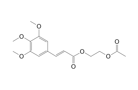 (E)-2-ACETOXYETHYL_3,4,5-TRIMETHOXYCINNAMATE