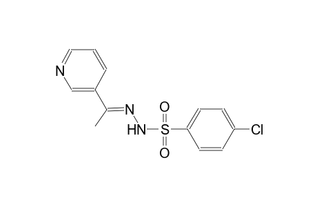 4-chloro-N'-[(E)-1-(3-pyridinyl)ethylidene]benzenesulfonohydrazide