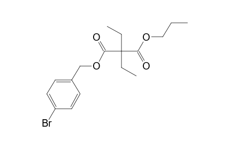 Diethylmalonic acid, 4-bromobenzyl propyl ester