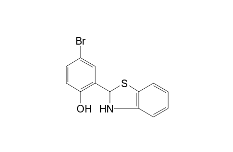 2-(2-benzothiazolinyl)-4-bromophenol