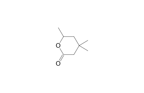 2H-Pyran-2-one, tetrahydro-4,4,6-trimethyl-