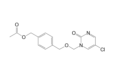 1-{[(4'-acetoxymethyl)benzyloxy]methyl}-5-chloro-2(1H)-pyrimidinone