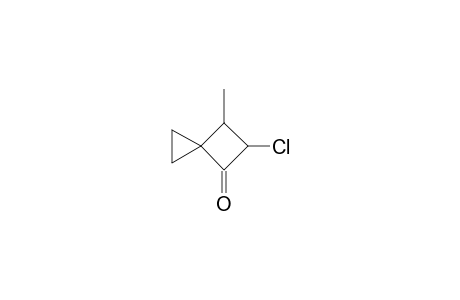 5-Chloranyl-4-methyl-spiro[2.3]hexan-6-one