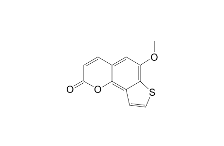 6-Methoxy-2-oxo-(2H)-thiofuro(2,3-H)-1-benzopyran