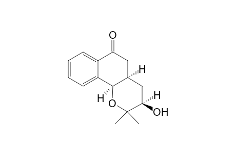 6-Oxo-3,4,4a,5-tetrahydro-3-hydroxy-2,2-dimethylnaphtho[1,2]pyran