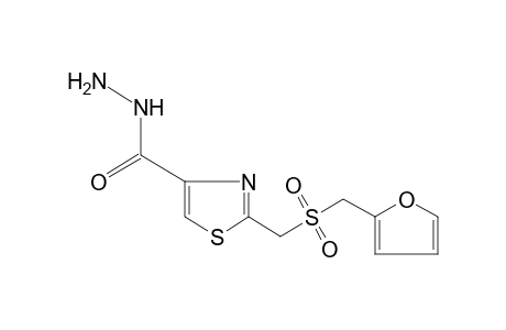 2-[(furfurylsulfonyl)methyl]-4-thiazolecarboxylic acid, hydrazide