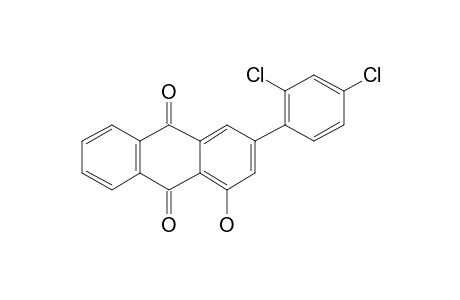 3-[2,4-Dichlorophenyl]-1-hydroxy-9,10-anthracenedione