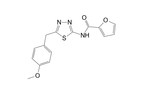 N-[5-(4-methoxybenzyl)-1,3,4-thiadiazol-2-yl]-2-furamide