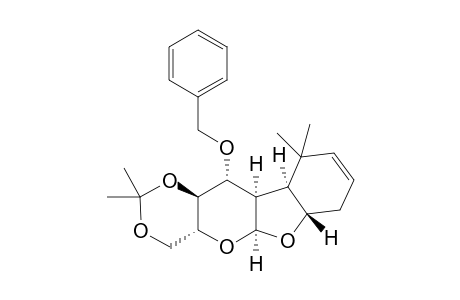 4a(S),4b(R),5(R),5a(S),9a(R),10a(S),11a(S)-7,7,4,4-tetramethyl-1,4,4a,5,5a,9,9a,10a,11a-octahydro-6,8,10,11-tetraoxabenzo[a]fluoren-5-yl benzyl ether