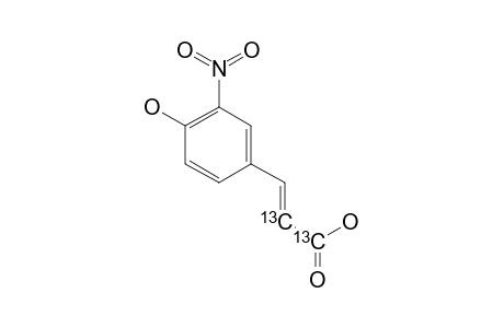 3-(4-HYDROXY-3-NITROPHENYL)-E-[1.2-(13)-C2]-PROP-2-ENOIC_ACID