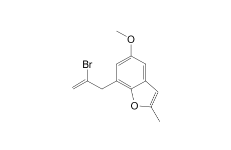 7-(2-Bromo-2-propenyl)-5-methoxy-2-methylbenzofuran