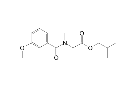 Sarcosine, N-(3-methoxybenzoyl)-, isobutyl ester